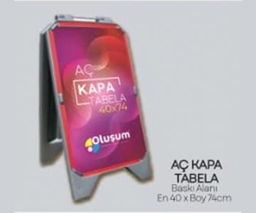 Aç Kapa Tabela